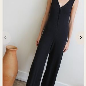 Micaela Greg ribbed jumpsuit - size S cotton